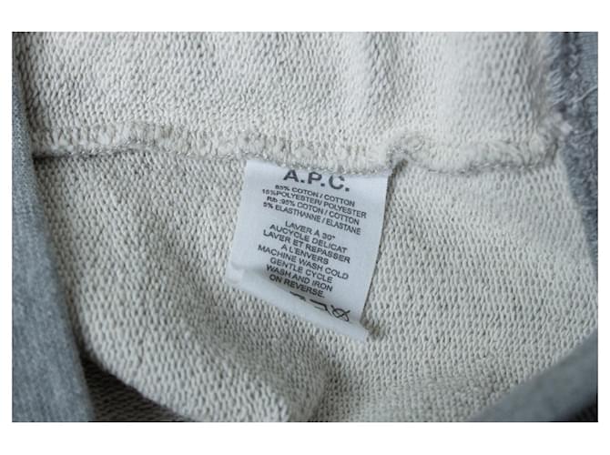 Apc A.P.C., Crewneck-Pullover in Grau mit PARIS-Aufdruck - Ansicht 6