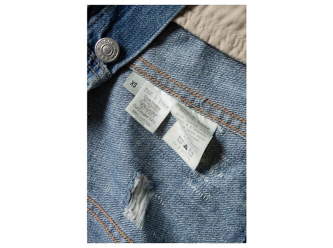 Rag & Bone, Distressed Denim-Weste Blau - Ansicht 5