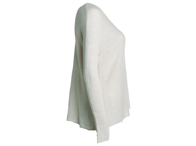 Vince, Strickoberteil mit V-Ausschnitt in Beige Braun - Ansicht 4