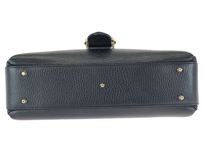 Borsa 2way in pelle con Interlocking G Gucci Nero - vista 10