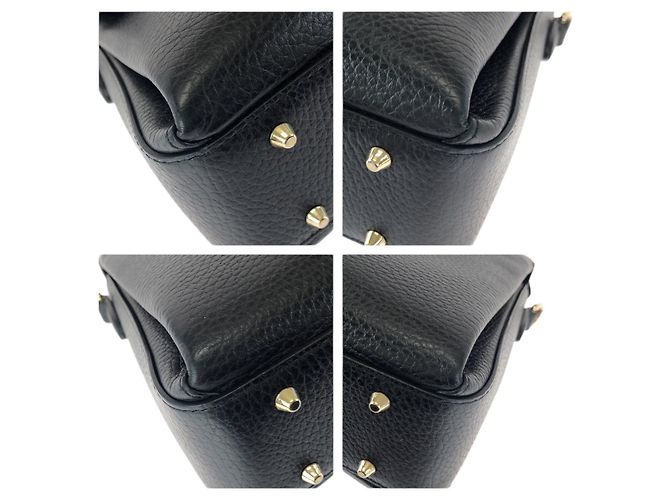 Borsa 2way in pelle con Interlocking G Gucci Nero - vista 3
