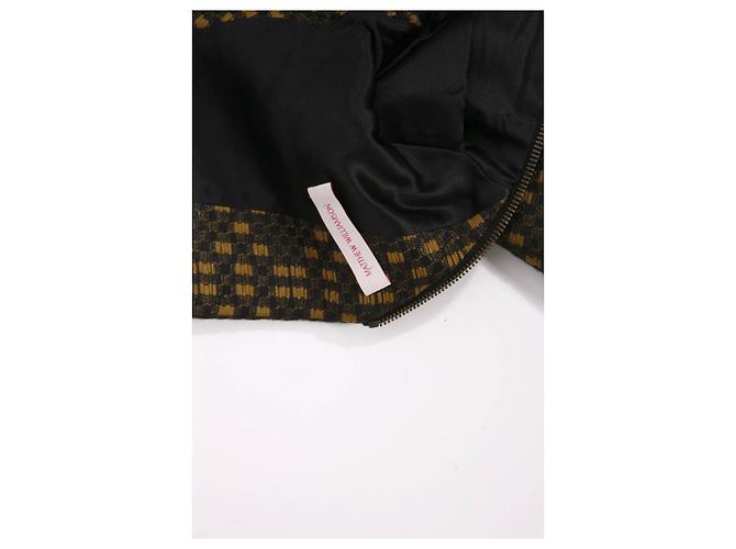 Matthew Williamson, vestido tecido Ocher/Black no tamanho UK10/M. Multicor - vista 5