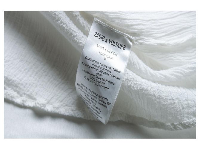 Zadig & Voltaire, camicia bianca Bianco - vista 6