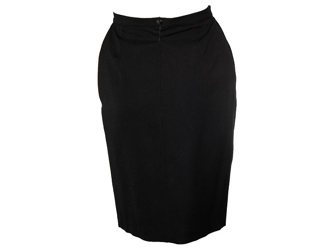 Thierry Mugler, minifalda con detalles transparentes Negro - vista 3