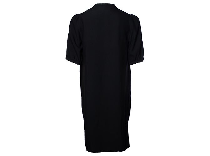 Paul & Joe, vestido negro con cuello drapeado - vista 2
