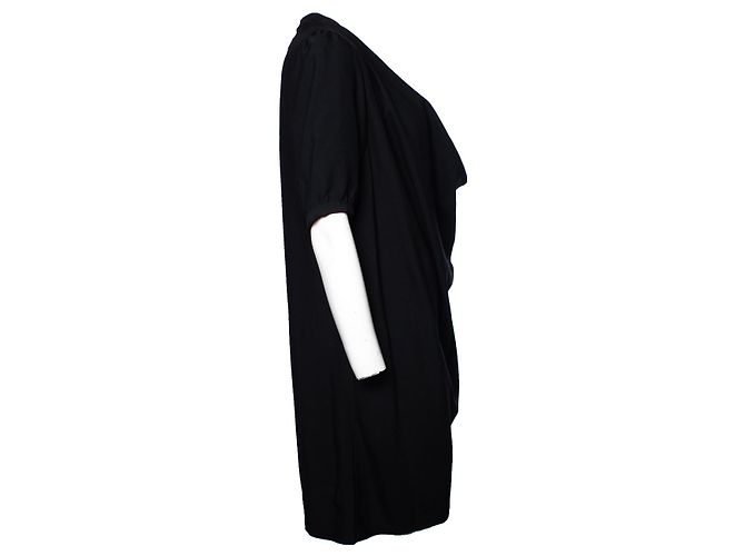 Paul & Joe, vestido negro con cuello drapeado - vista 3