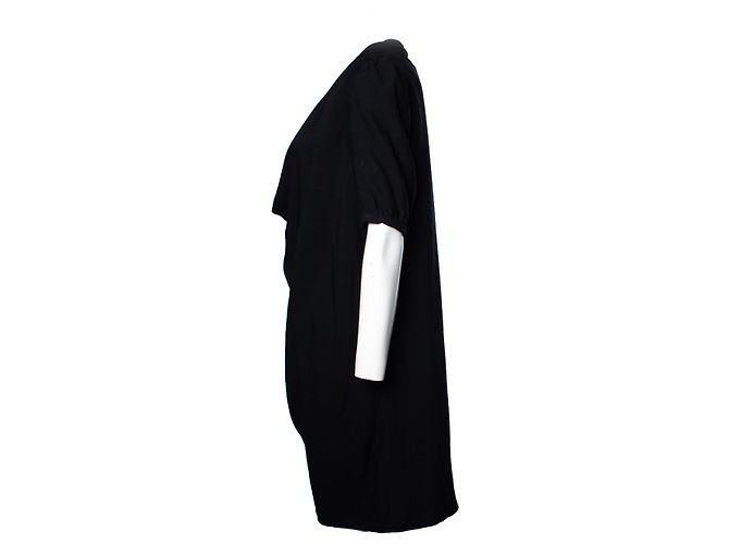 Paul & Joe, vestido negro con cuello drapeado - vista 4