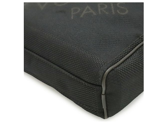 Borsa a tracolla Louis Vuitton in tela Damier Geant Nero - vista 3