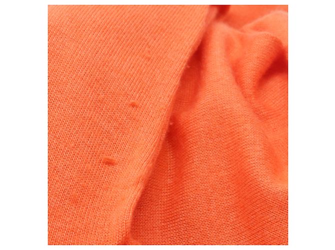 Suéter de gola redonda Ralph Lauren em cashmere laranja - vista 5