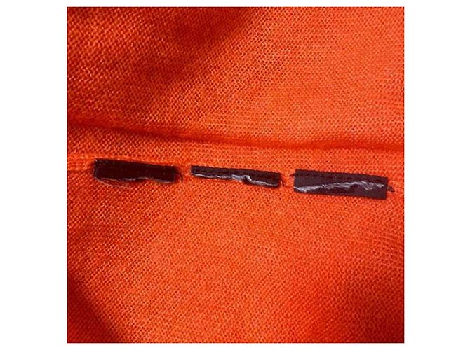 Suéter de gola redonda Ralph Lauren em cashmere laranja - vista 6