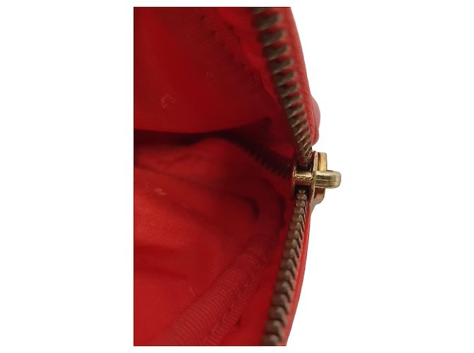 Borsa a tracolla Marc by Marc Jacobs con placca logo in pelle arancione Corallo - vista 11