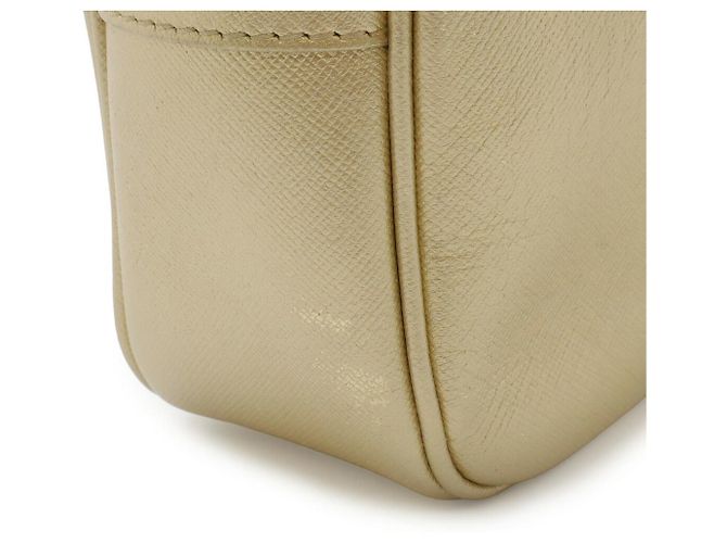 Borsa a tracolla in pelle Versace Oro metallizzato D'oro Metallico - vista 4