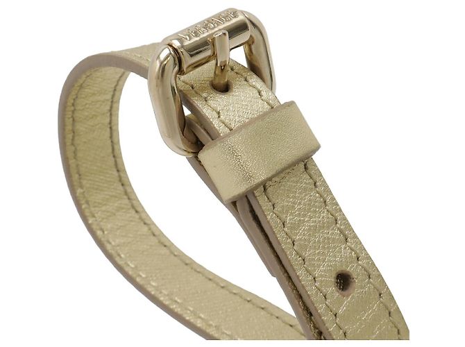 Borsa a tracolla in pelle Versace Oro metallizzato D'oro Metallico - vista 6