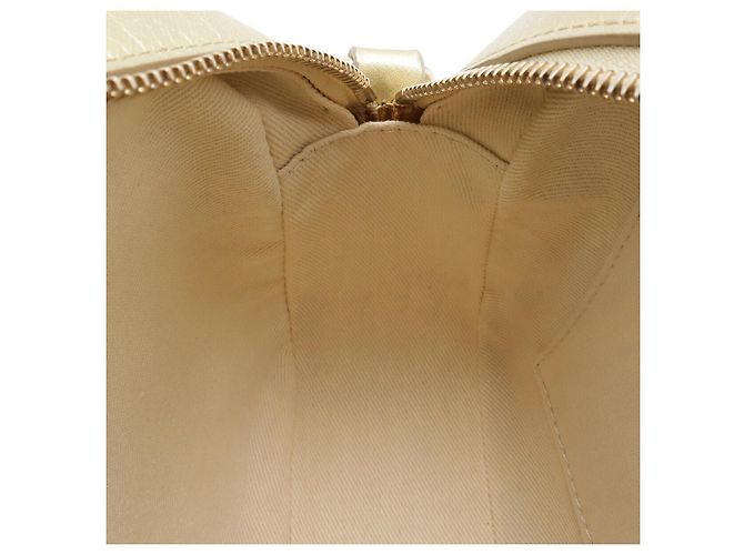 Borsa a tracolla in pelle Versace Oro metallizzato D'oro Metallico - vista 8