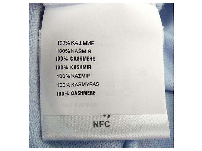 MIU MIU Kaschmir Strickwaren Blau - Ansicht 3