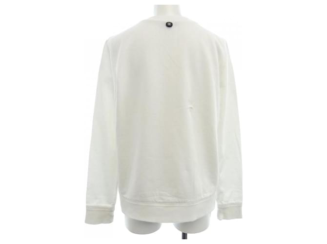 Moletom de algodão Chanel Branco - vista 2