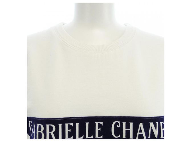 Moletom de algodão Chanel Branco - vista 6