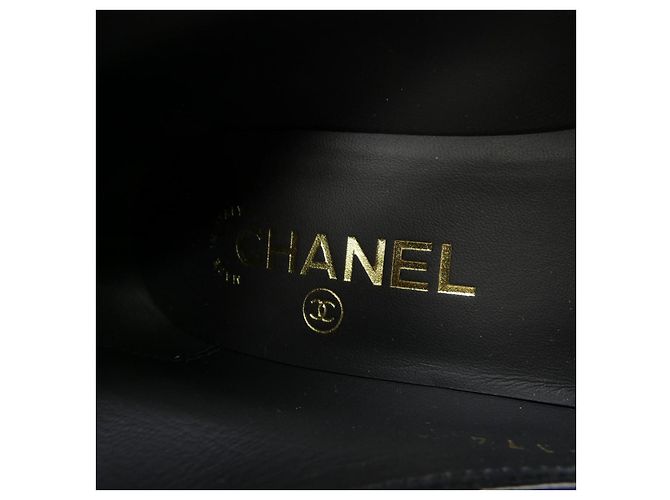 Chanel Mary Jane Lackleder-Pumps Schwarz - Ansicht 6