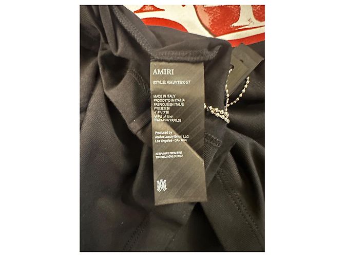 T-shirt Amiri Staggered Wave - vista 6