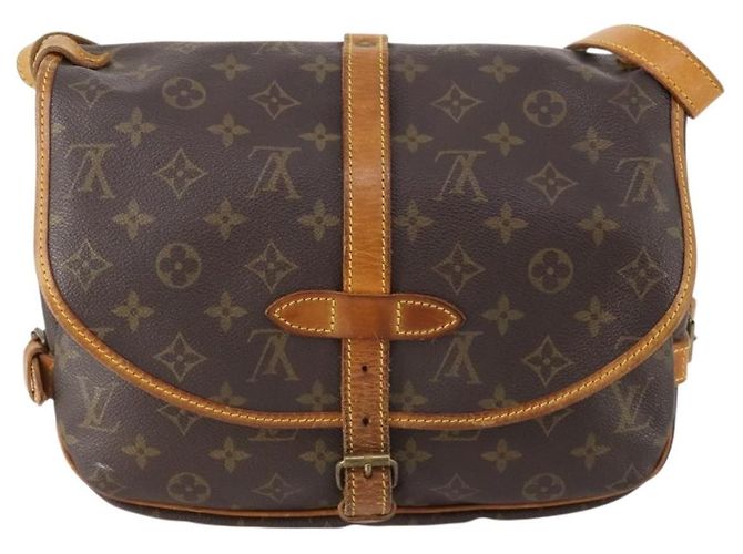 Louis Vuitton Saumur Monogram Canvas 30 Marrone - vista 2