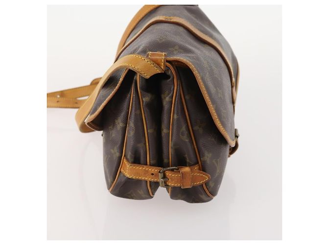 Louis Vuitton Saumur Monogram Canvas 30 Marrone - vista 3