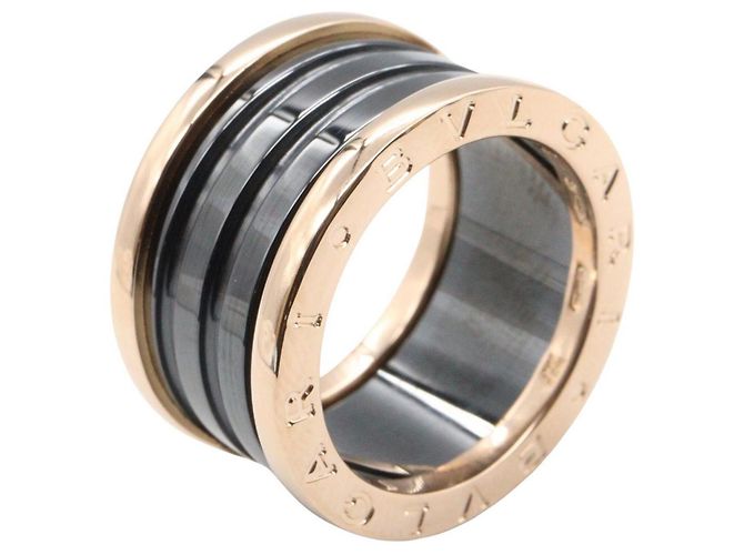 Bulgari Bvlgari B-zero1 4-Band Ring Schwarz Golden - Ansicht 3