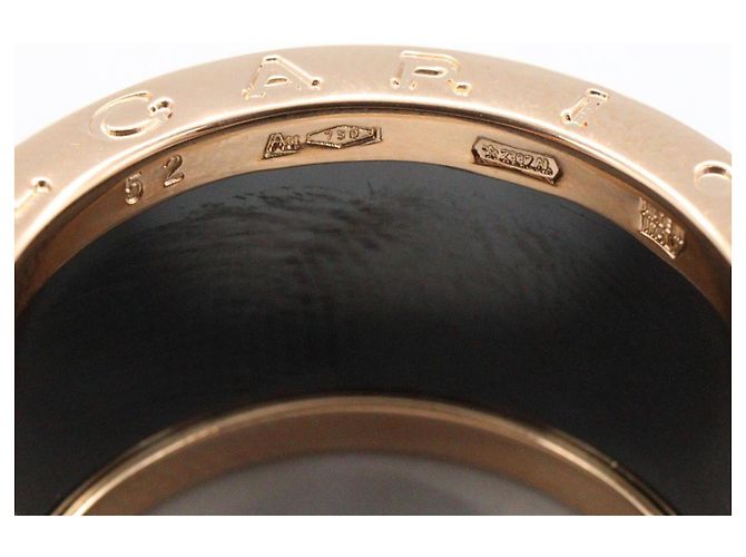 Bulgari Bvlgari B-zero1 4-Band Ring Schwarz Golden - Ansicht 4