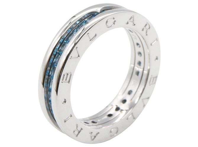Bulgari Bvlgari B-zero1 Ring mit blauem Topas Silber - Ansicht 3