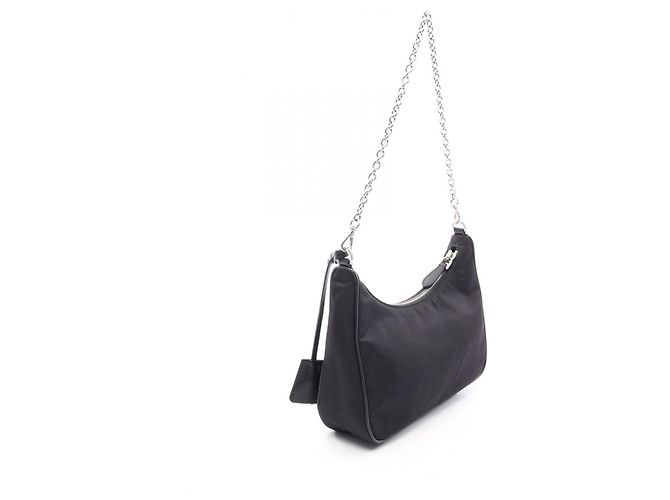 Borsa a tracolla 2-Way Prada Re-Edition 2005 Nero - vista 2