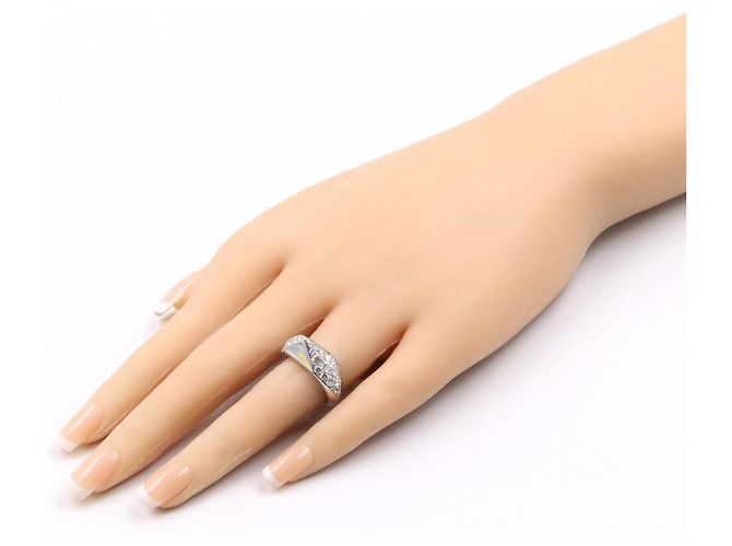 Anello Sigillo da Donna Prada in Oro Bianco 18K Argento - vista 9