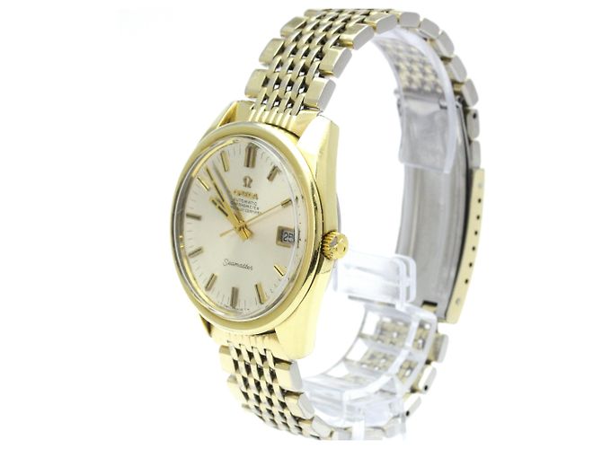 Orologio automatico da uomo Omega Seamaster Cal 564 placcato oro - vista 2