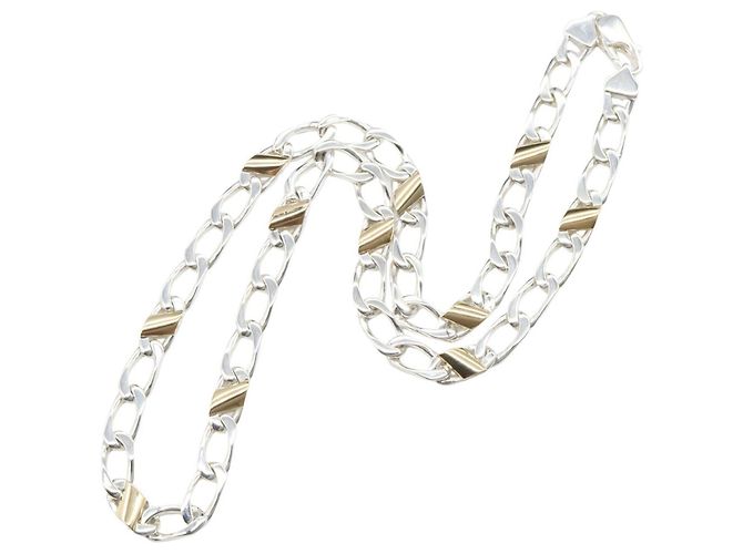 Tiffany & Co. Halskette aus Gold und Silber Golden - Ansicht 2