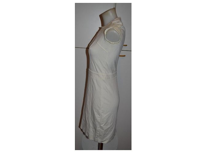 Autre Marque Vestido de Encaje Blanco Blugirl Blumarine - vista 2
