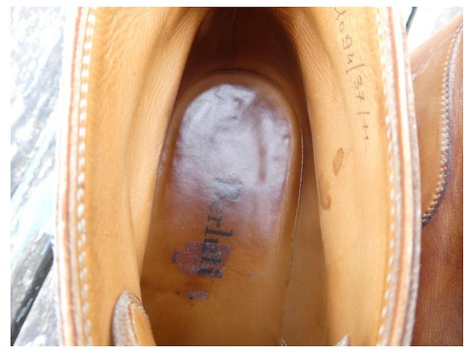 Berluti Brown Leather Norwegian Stitch Ankle Boots - view 3