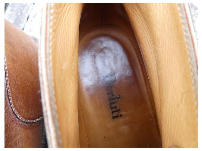 Berluti Brown Leather Norwegian Stitch Ankle Boots - view 4