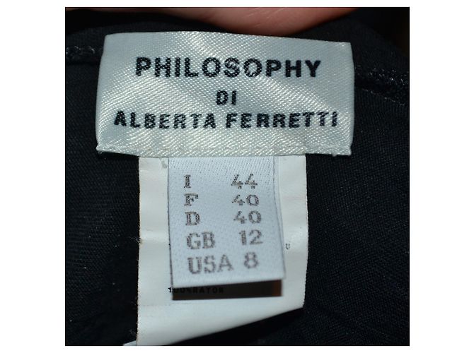 Philosophy di Alberta Ferretti Schwarzes Kleid - Ansicht 4