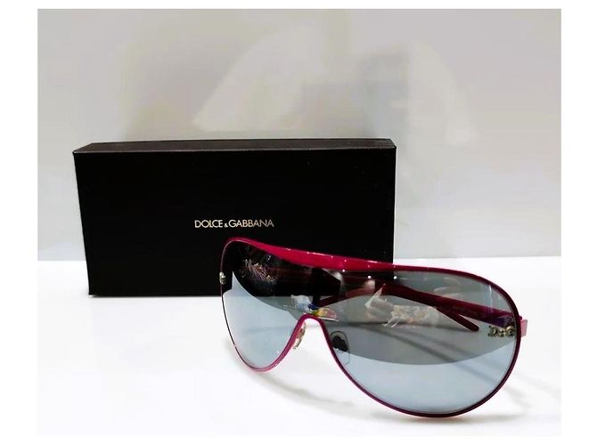 Gafas de sol Máscara Dolce & Gabbana Mujer Gris Burdeos - vista 3