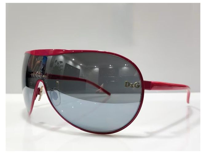 Gafas de sol Máscara Dolce & Gabbana Mujer Gris Burdeos - vista 6