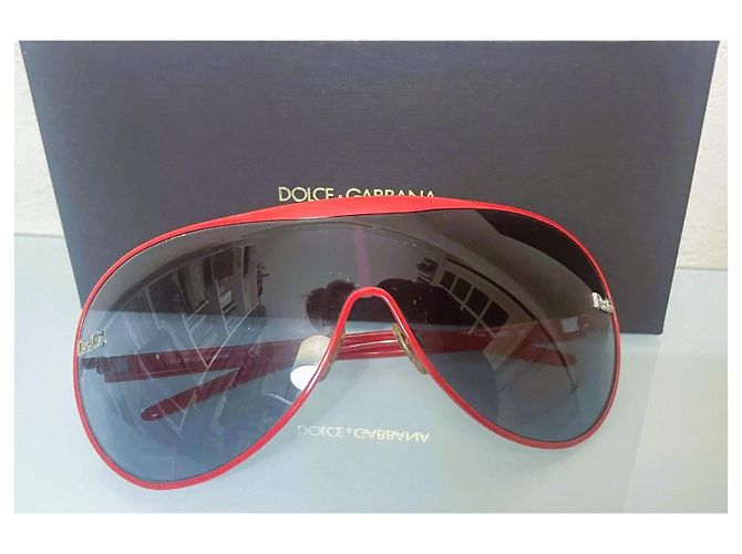Gafas de sol Máscara Dolce & Gabbana Mujer Gris Burdeos - vista 7