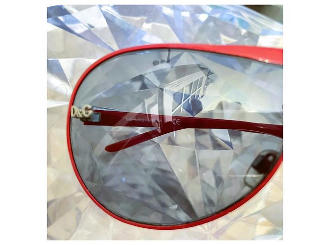 Gafas de sol Máscara Dolce & Gabbana Mujer Gris Burdeos - vista 9