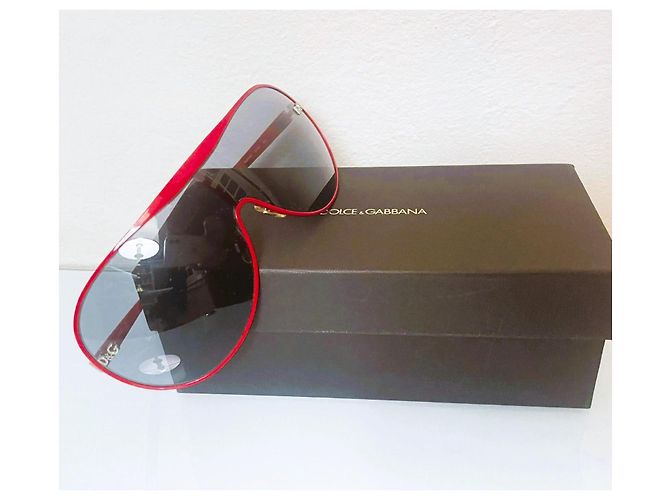 Gafas de sol Máscara Dolce & Gabbana Mujer Gris Burdeos - vista 10