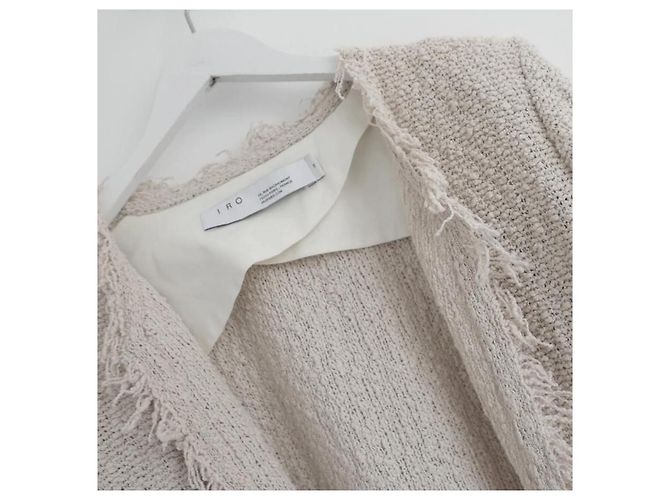IRO Shavani Blazer Tweed Beige - vista 3