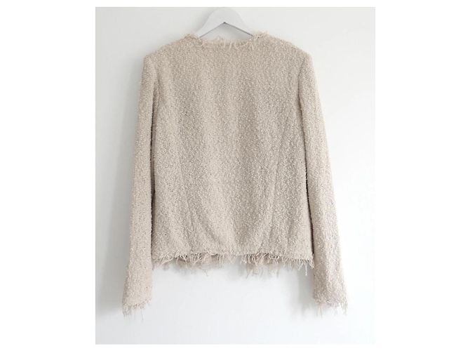 IRO Shavani Blazer Tweed Beige - vista 4