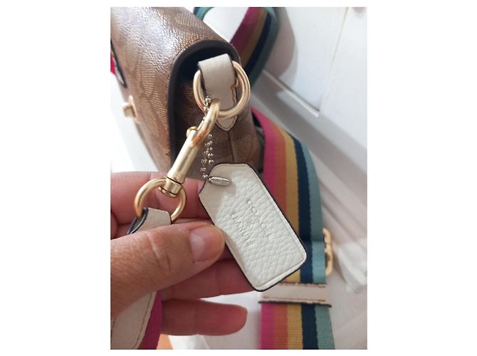 Coach x Peanuts Monogramm-Canvas Tasche Braun Mehrfarben - Ansicht 2