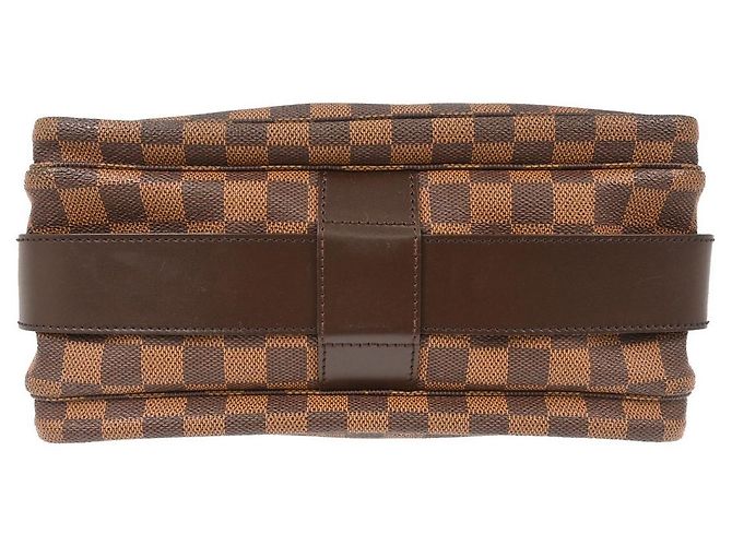Borsa Louis Vuitton Naviglio Damier Marrone - vista 3