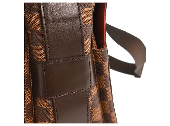 Borsa Louis Vuitton Naviglio Damier Marrone - vista 5