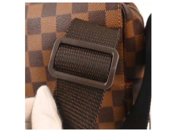 Borsa Louis Vuitton Naviglio Damier Marrone - vista 6