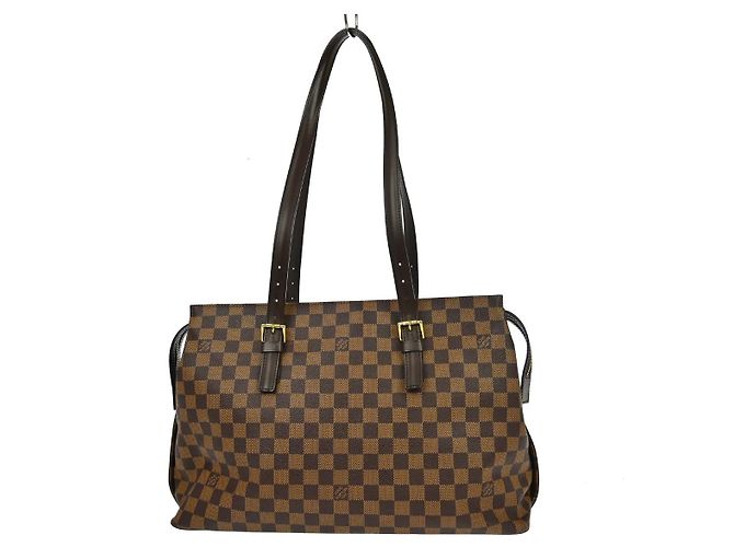 Borsa Louis Vuitton Chelsea Damier Marrone - vista 2