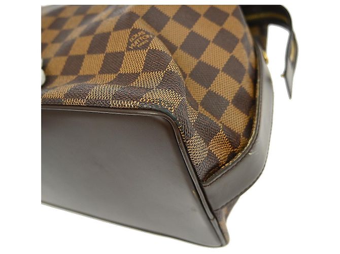 Borsa Louis Vuitton Chelsea Damier Marrone - vista 4
