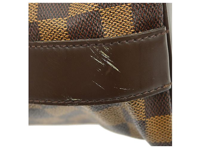 Borsa Louis Vuitton Chelsea Damier Marrone - vista 5
